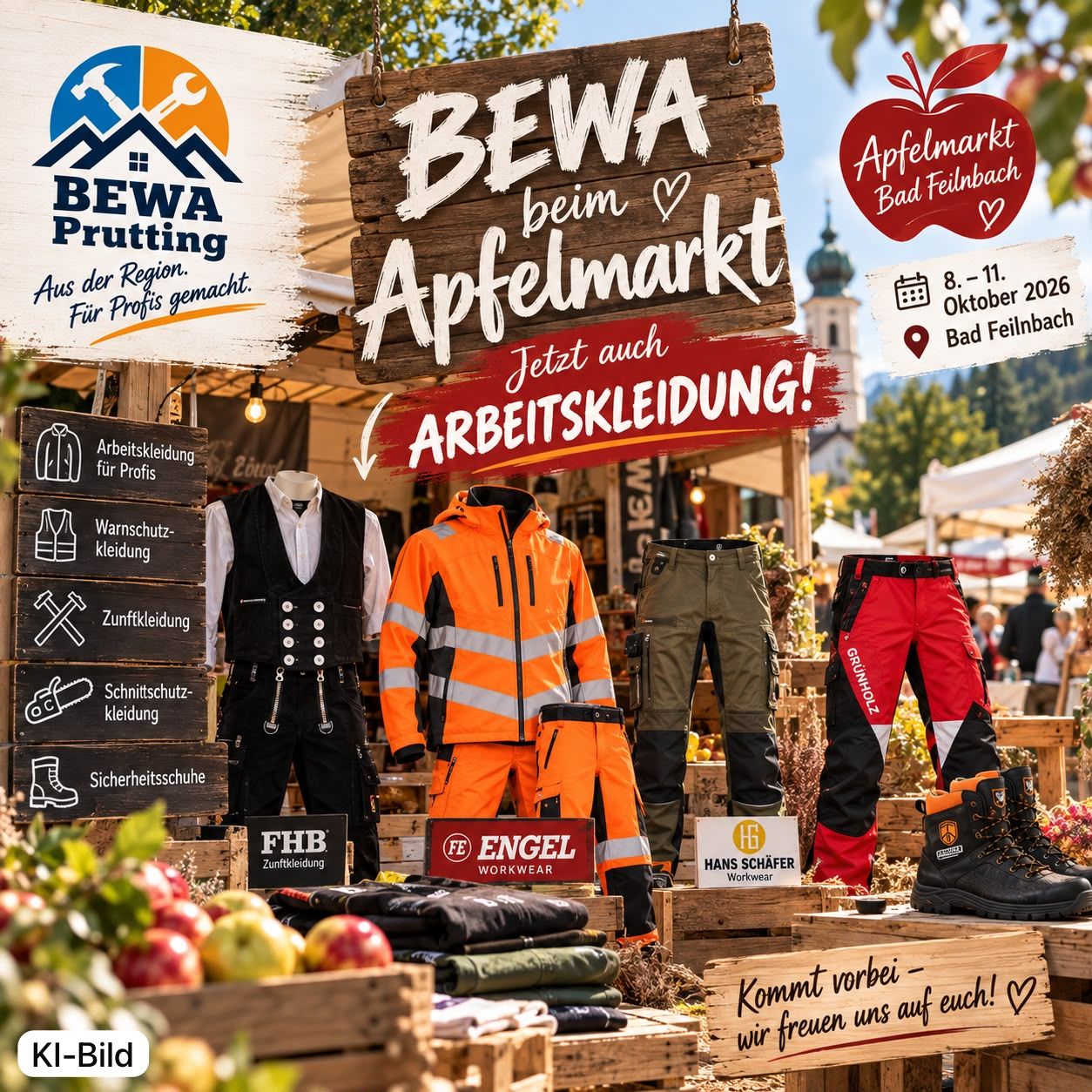 Apfelmartk Bad Feilnbach BEWA Prutting - Zunftkleidung FHB Arbeitskleidung Forst 
